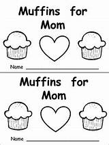Mom Muffins Mothers Color Reader Emergent Kindergarten Words Muffin Teacherspayteachers Mother Activities Sold sketch template