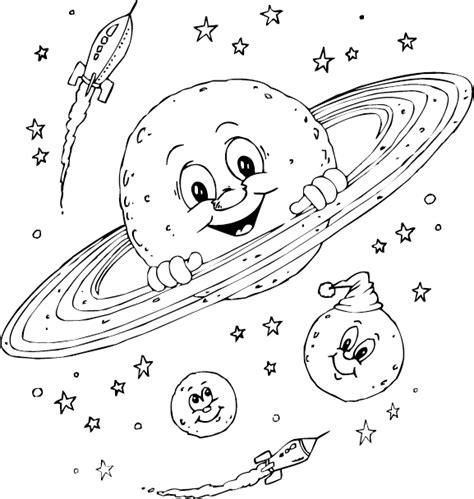 coloring pages  kids planet saturn coloring pages