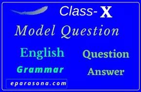 model question  english class  question answer grammar