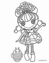 Coloring Lalaloopsy Pages Dolls sketch template