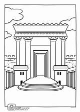 ית המקדש sketch template