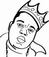 Biggie Smalls Drawing Drawings Dope Coloring Pages Small Easy Paintingvalley Tupac Choose Board sketch template