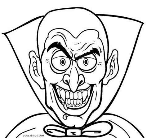 printable vampire coloring pages  kids coolbkids
