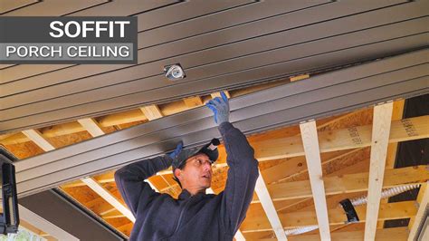 installing aluminum soffit porch ceiling infoupdateorg
