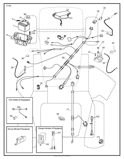 husqvarna ytav    parts diagram  electrical