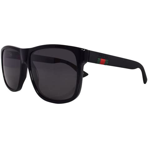 gucci sunglasses black and grey gg0010s 001 58 sunglasses men from