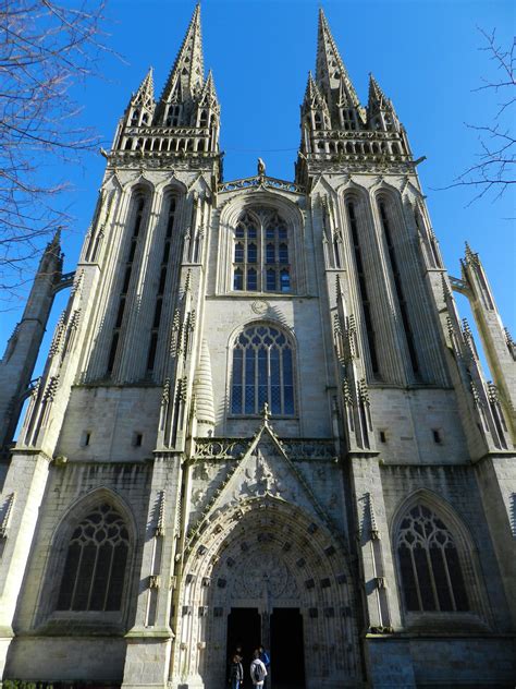 la cathedrale st corentin veritable joyau de lart gothique breton