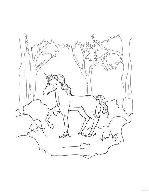 unicorn coloring pages printable image