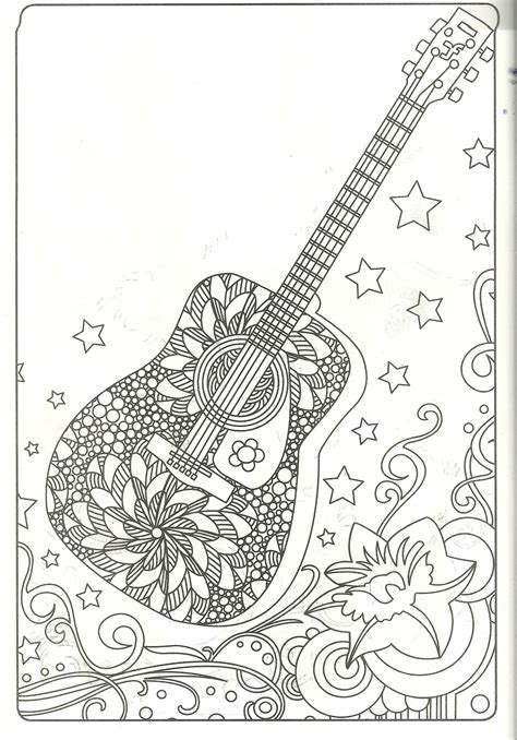 ideas  coloring electric guitar coloring pages  print