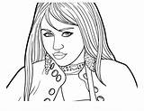 Montana Hannah Coloring Draw Pages Drawings Netart Color Sketch Visit Print Female sketch template