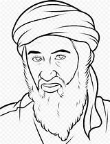 Laden Bin Osama Outline Drawing Head Hand Citypng sketch template