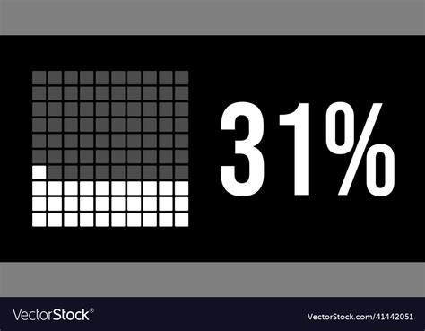percent diagram   percentage vector image