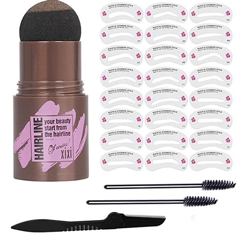 One Step Eyebrow Stamp Stencil Kit Waterproof Eyebrow