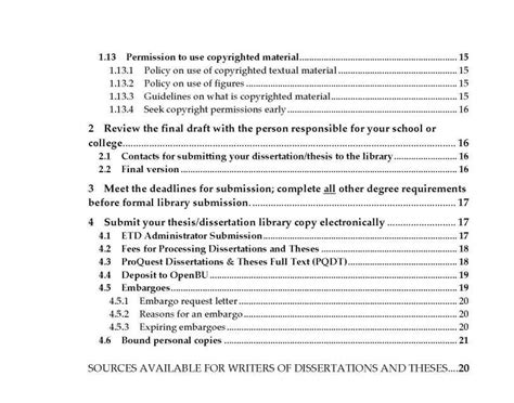 bu grs dissertation guidelines   student forum