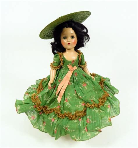 1930 40s Vintage Composition Madame Alexander Scarlett Ohara Doll 14