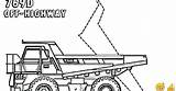 Coloring Dump Truck Cat sketch template