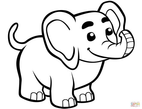 elephant coloring pages  kids visual arts ideas