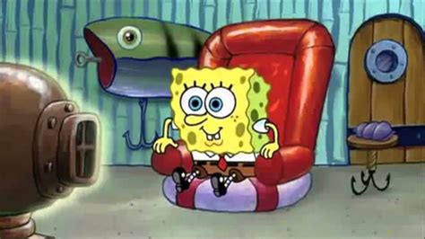 spongebob watching tv   meme