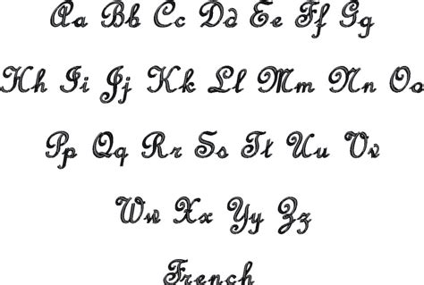french script font text gallery jan de luz linens