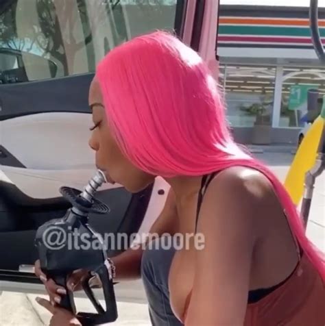 Instagram Model Performs Sex Act On A Gas Pump And Raunchy Display