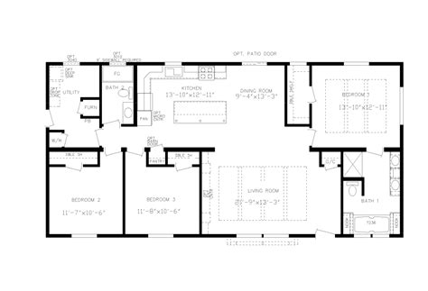 floor plan detail centennial homes  bismarck