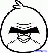 Angry Birds Bird Coloring Outline Terence Drawing Drawings Clipart Big Cliparts Red Brother Draw Popular Library Clip sketch template