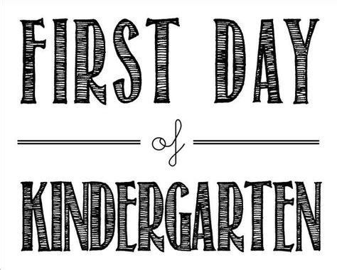 day  kindergarten print size  instant