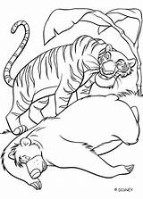 Jungle Book Coloring Pages Popular Printables Tiger sketch template