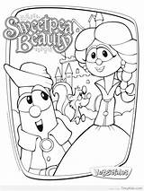 Coloring Pages Veggie Tales Veggietales Color Sheets Kids Sweetpea Printable Beauty Petunia Print Larry Boy Tale Book Sheet Colouring Template sketch template