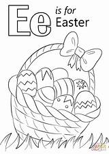 Easter Coloring Letter Pages Printable Kids Word Template Words Alphabet Preschool sketch template