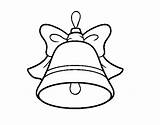 Christmas Bell Coloring Decoration Coloringcrew sketch template