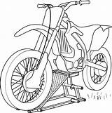 Coloring Motorcycle Pages Print sketch template
