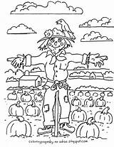 Coloring Pages Scarecrow Harvest Printable Kids Color Adult Print Adron Mr Fall Coloringpagesbymradron Preschool Decoration Nice Kid Bible Visit Adults sketch template