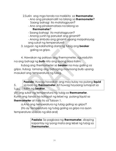gr science tagalog