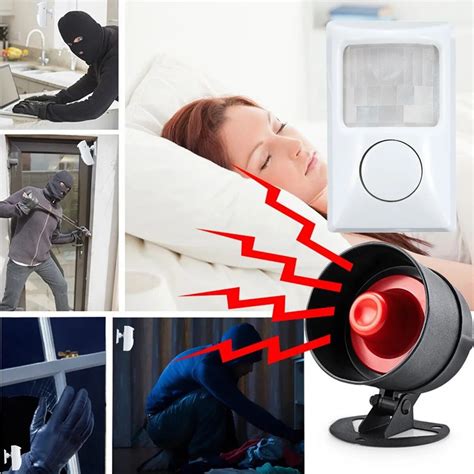 wireless infrared pir motion sensor detector burglar alarm home shop security system work