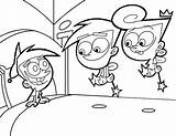 Coloring Fairly Pages Odd Timmy Oddparents Parents Turner Nickelodeon Wanda Padrinos Los Para Vicky Colorear Kids Locker Cosmo Printable Nickolodeon sketch template
