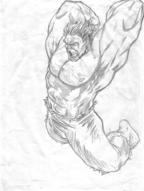 Hulk Pencil Sketch At Explore