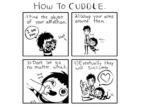 How To Cuddle Comic By Sarah Andersen Popsugar Love And Sex