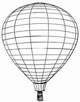 Luchtballonnen Kleurplaten Luchtballon sketch template