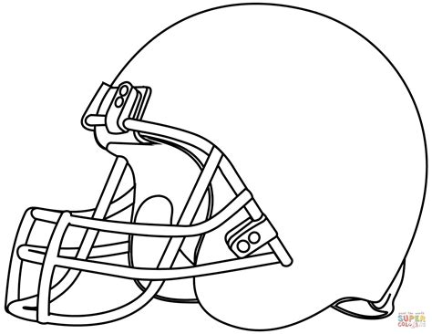 creative picture  football helmet coloring page albanysinsanitycom