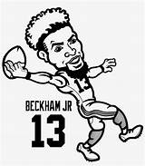 Odell Beckham Coloring Jr Sheets Pages Cartoon Drawing Michael Head Bobble Nfl Printable Sports Downloadable Getdrawings Step Nicepng Kids Sketch sketch template