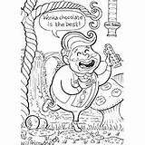 Roald Dahl Coloring Pages Matilda Augustus Gloop Witches Toddlers sketch template