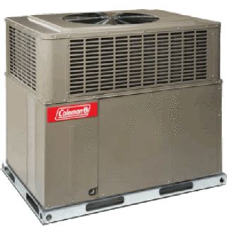 coleman heat pump packaged system     ton units conforteer