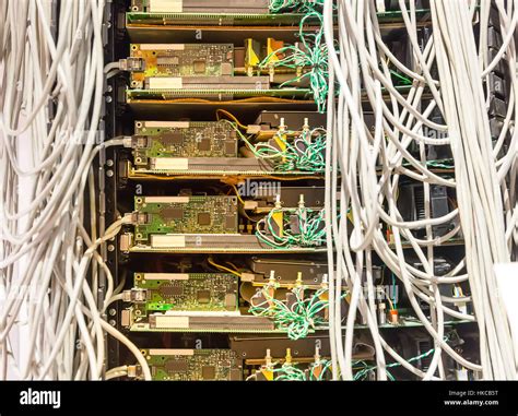 wire connection  analog tachnologies stock photo alamy