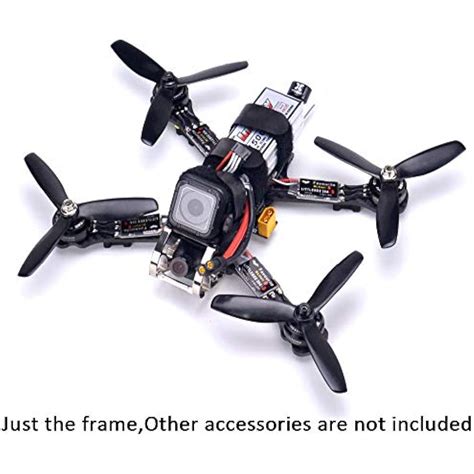 mm fpv racing drone frame   carbon fiber quadcopter kit mm arms  ebay