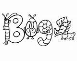 Bugs Bug Coloring Pages sketch template