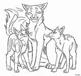 Cats Warriors Coloring Pages Cat Printable Wonder sketch template