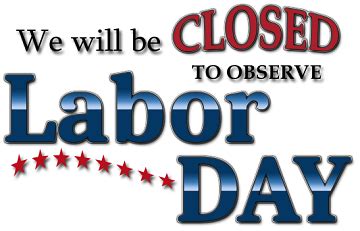 office   closed  observance  labor day aisleenelaf