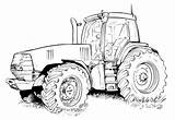 Ausmalen Traktoren Tractor sketch template