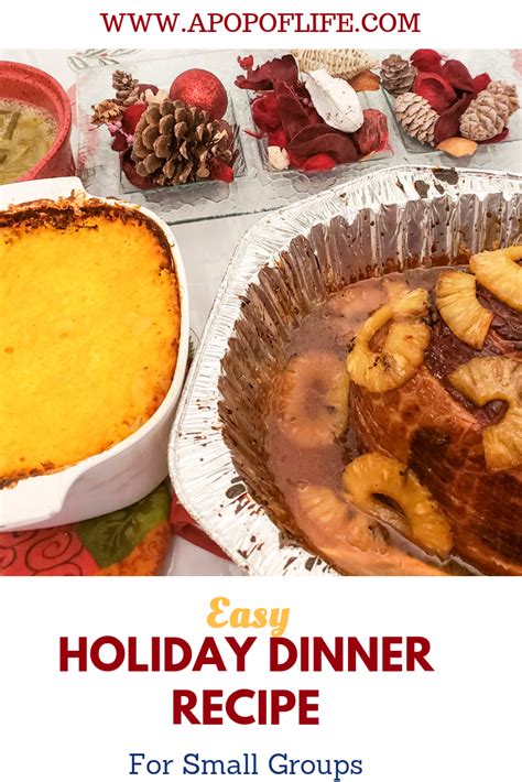 easy holiday dinner      leftovers  pop  life